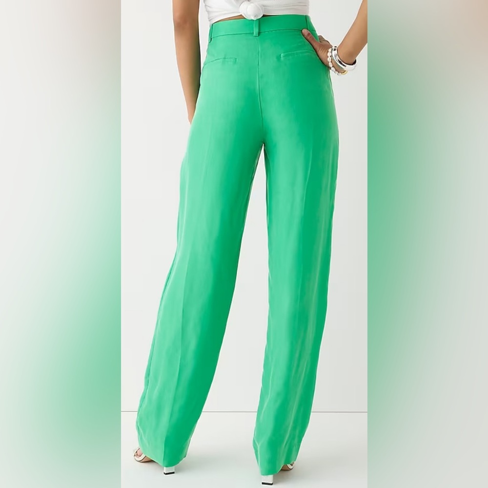 NEW J Crew Drapey cupro-blend trouser!!! - Picture 3 of 7